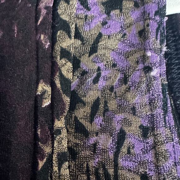 'Magic' Funky Abstract Colorful Floral Print Vest, Size Measurements In Photos - Picture 6 of 8